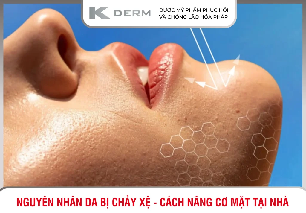 Tia UV , ánh nắng mặt trời tác động khiến da bị chảy xệ